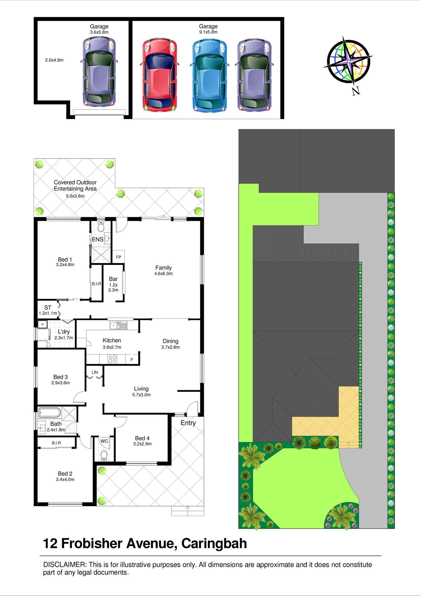 Floorplan of Homely house listing, 12 Frobisher Avenue, Caringbah NSW 2229