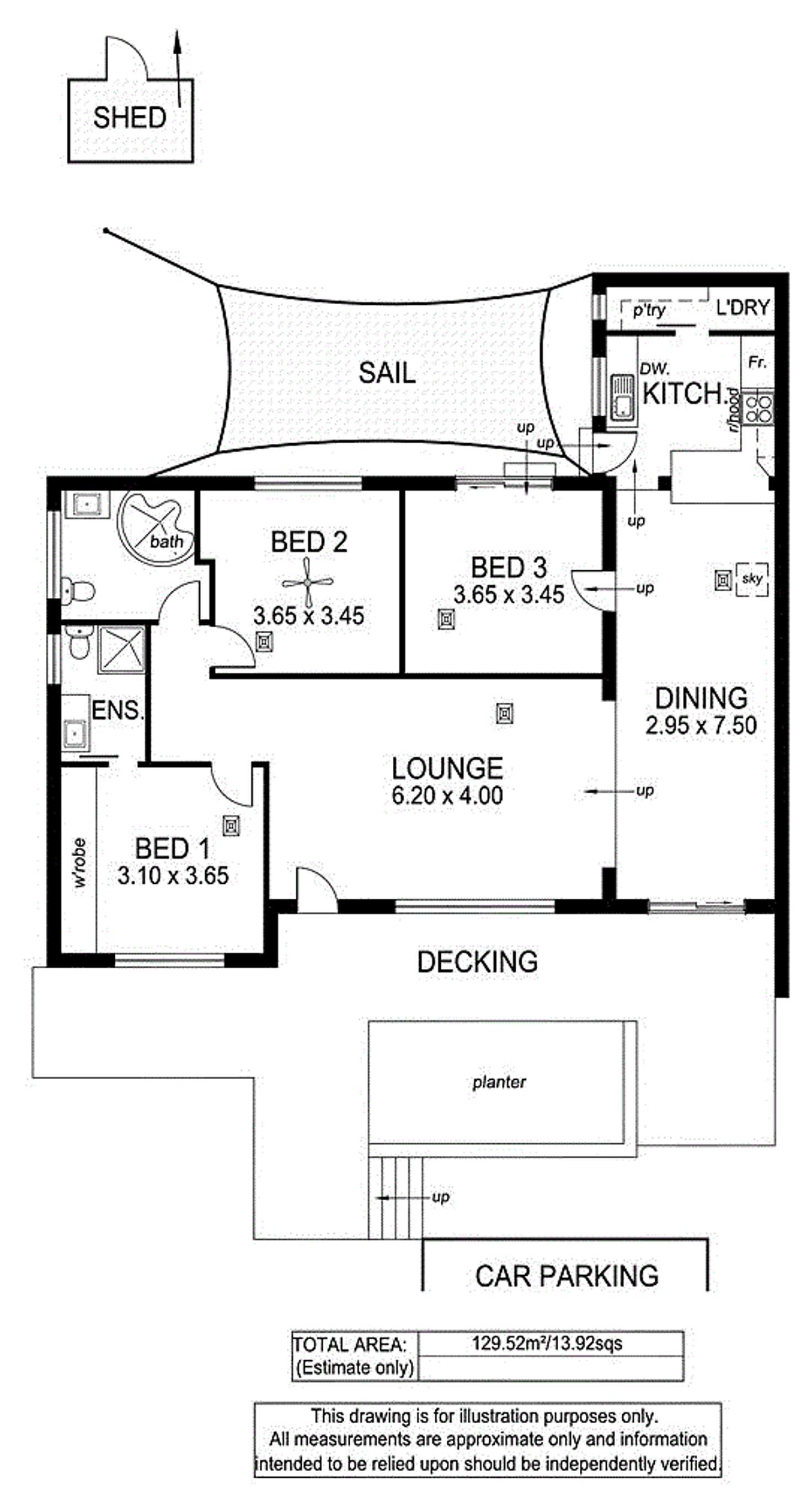 Floorplan of Homely house listing, 17 Morgan Avenue, Seaview Downs SA 5049