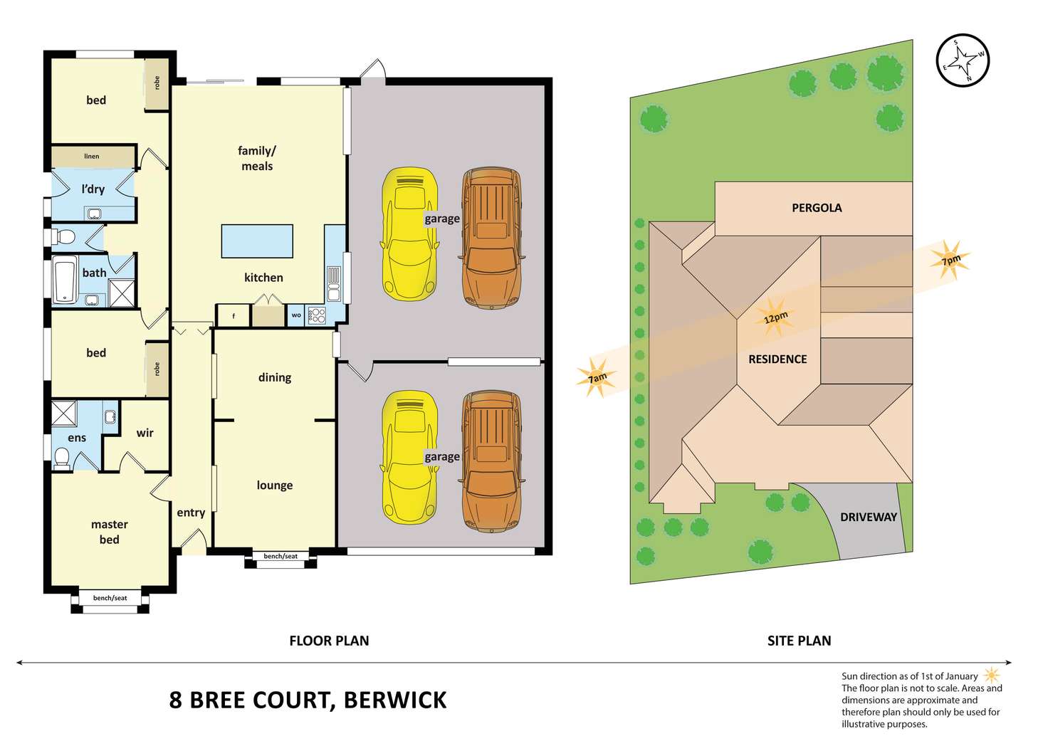 Floorplan of Homely house listing, 8 Bree Court, Berwick VIC 3806