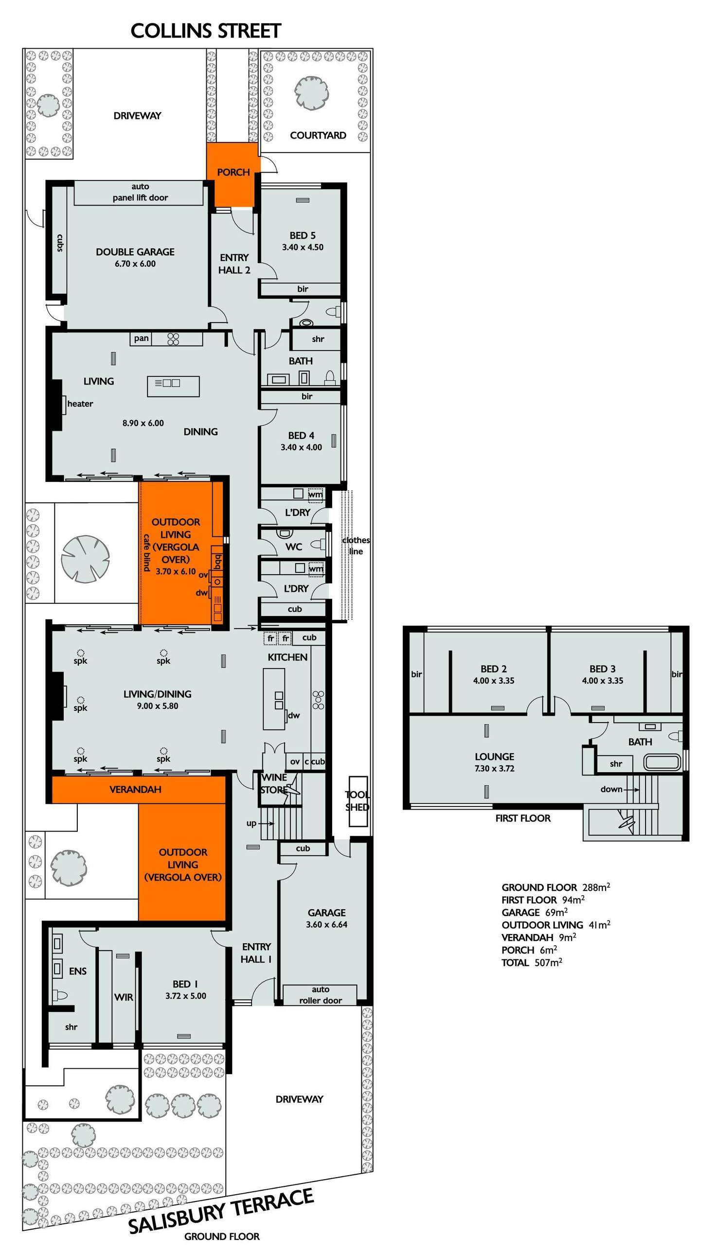 Floorplan of Homely house listing, 7 Salisbury Terrace, Collinswood SA 5081