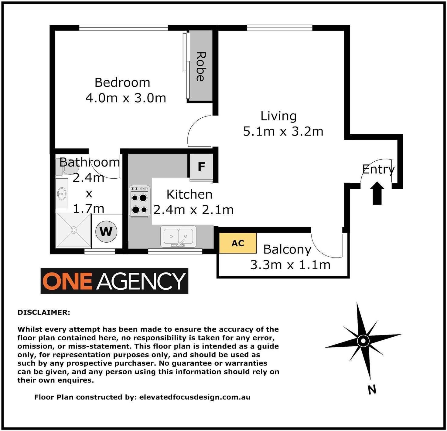 Floorplan of Homely unit listing, 4/178-180 Chuter Avenue, Sans Souci NSW 2219