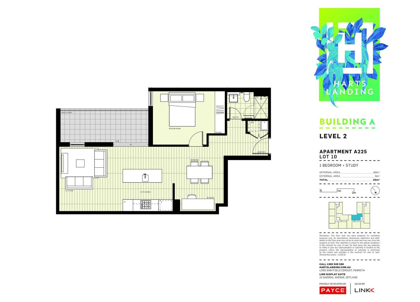 Floorplan of Homely apartment listing, 1/1-39 Lord Sheffield Circuit, Penrith NSW 2750