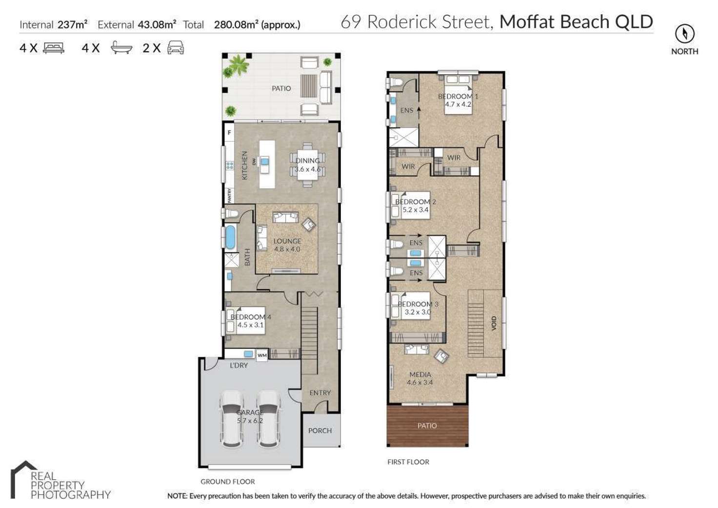 Floorplan of Homely house listing, 69 Roderick Street, Moffat Beach QLD 4551