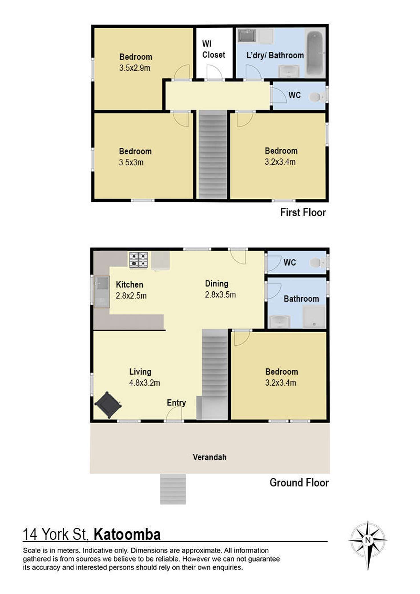 Floorplan of Homely house listing, 14 York Street, Katoomba NSW 2780