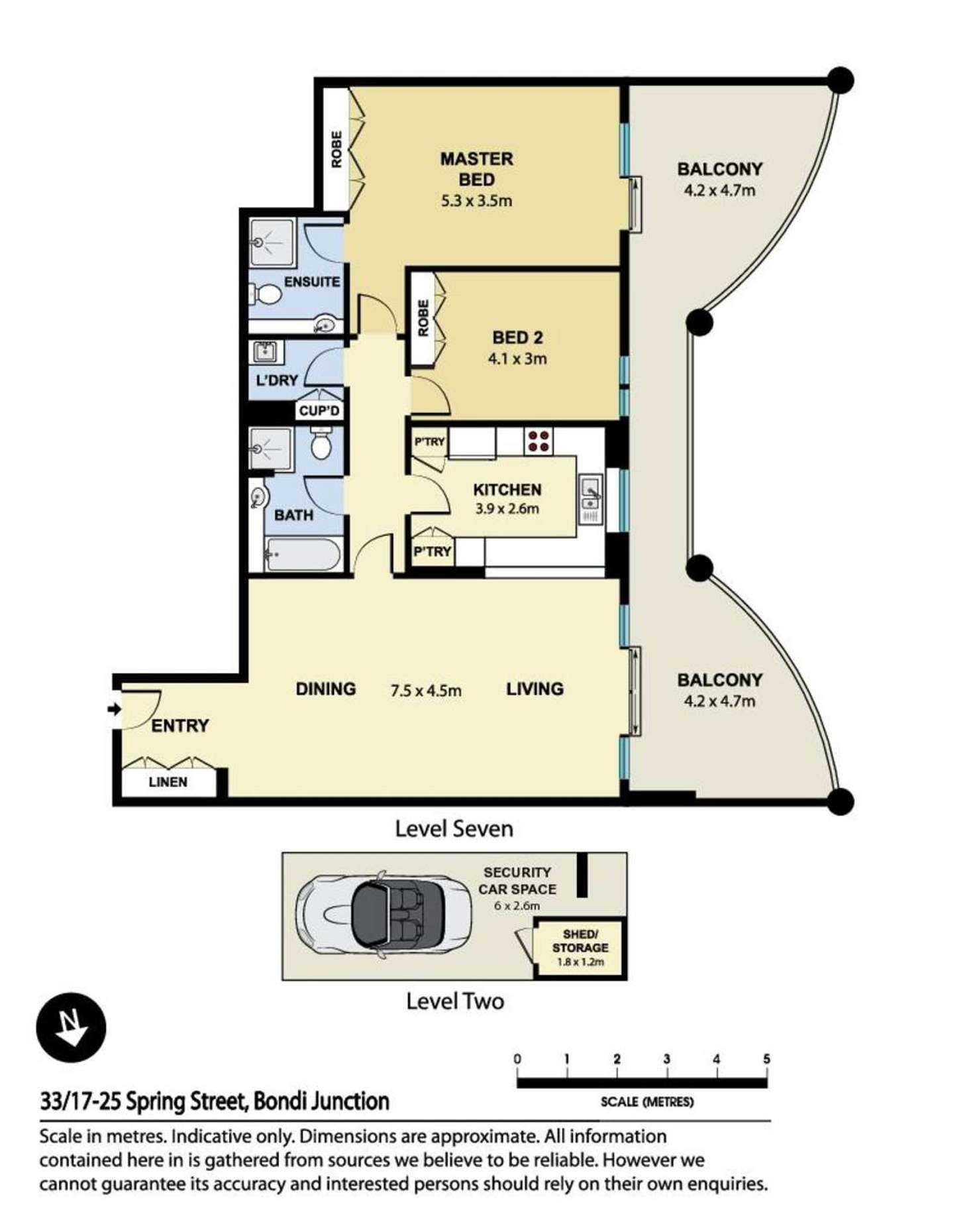 Floorplan of Homely apartment listing, 33/17-25 Spring Street, Bondi Junction NSW 2022