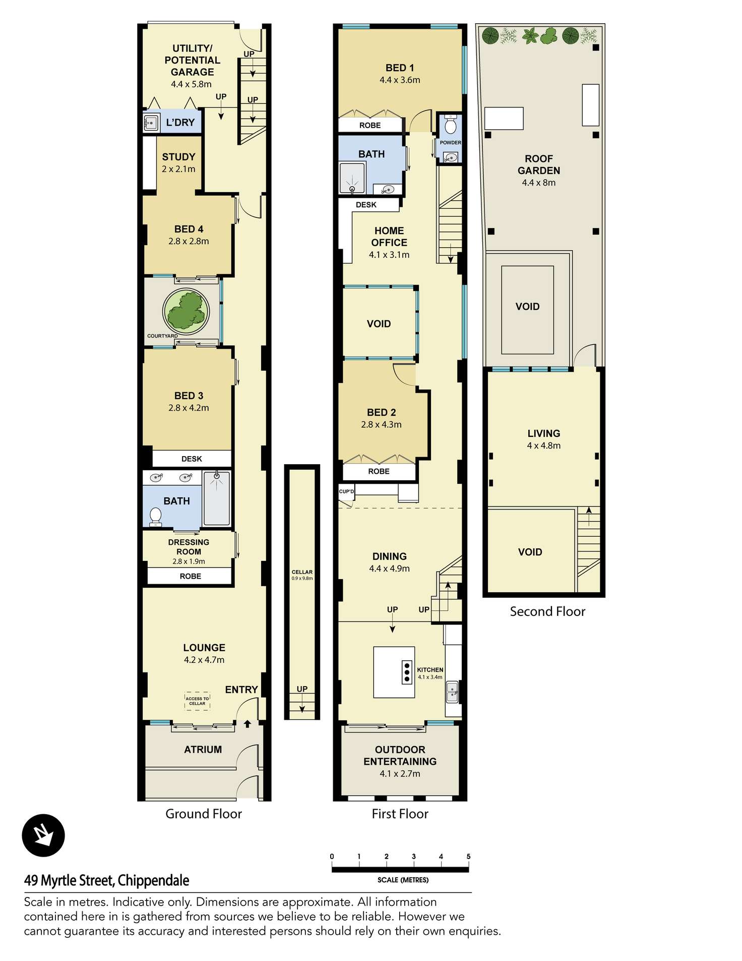 Floorplan of Homely house listing, 49 Myrtle Street, Chippendale NSW 2008