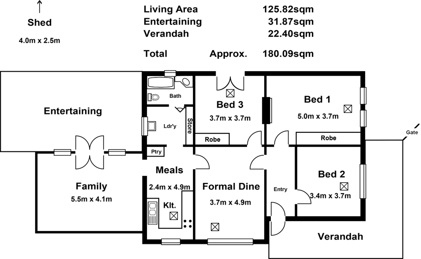 Floorplan of Homely house listing, 10 Flinders Avenue, Colonel Light Gardens SA 5041