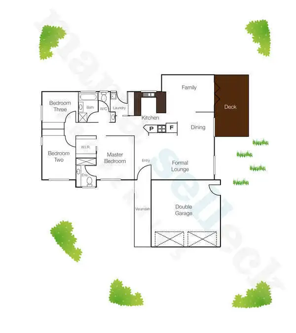 Floorplan of Homely house listing, 28A Hansen Circuit, Isaacs ACT 2607