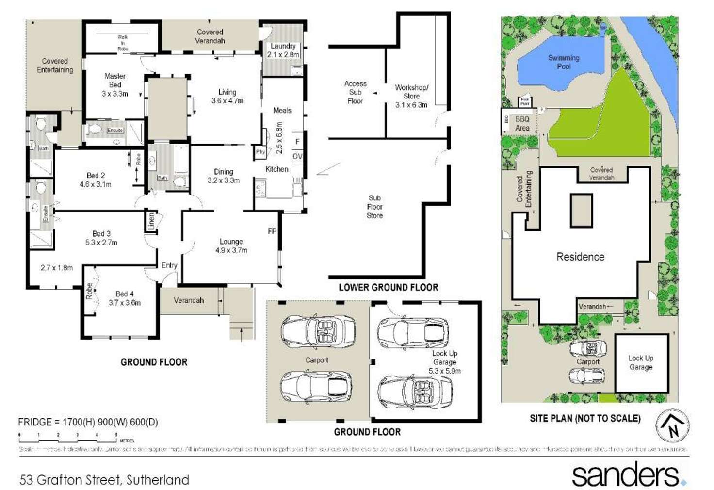 Floorplan of Homely house listing, 53 Grafton Street, Sutherland NSW 2232