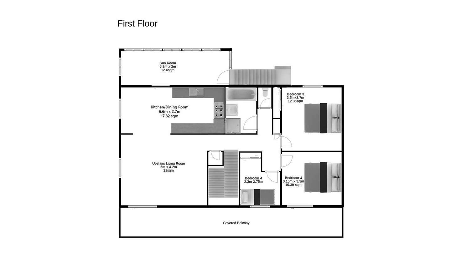 Floorplan of Homely house listing, 7 Price Street, Brassall QLD 4305