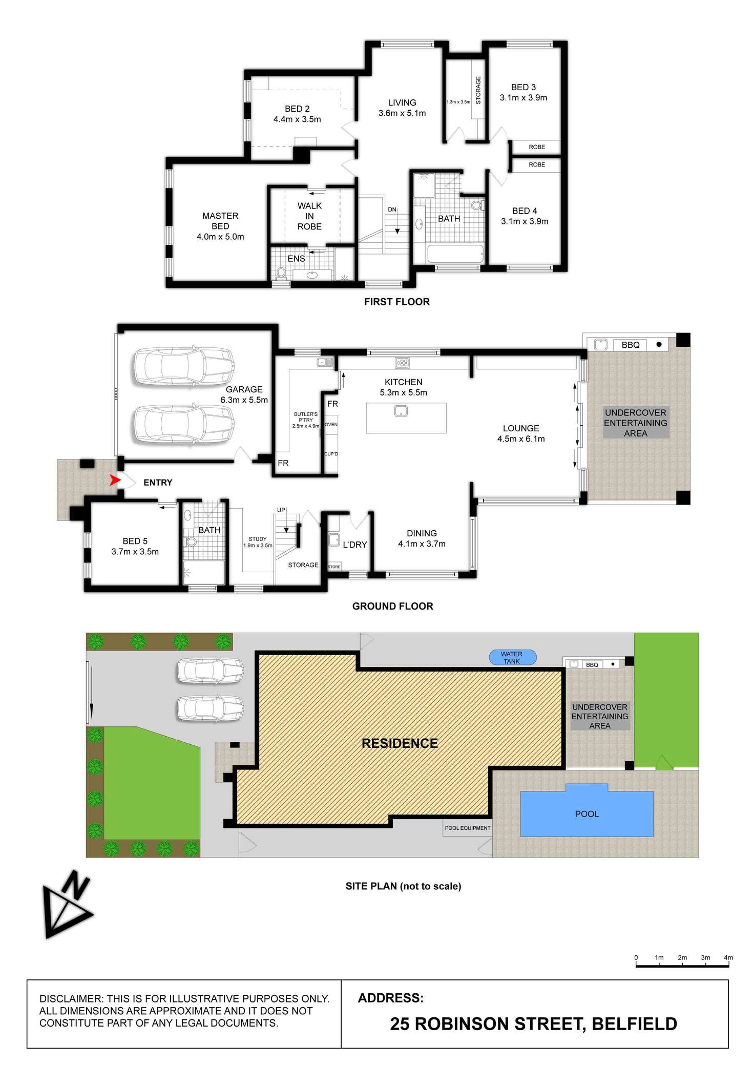 Floorplan of Homely house listing, 25 Robinson Street, Belfield NSW 2191