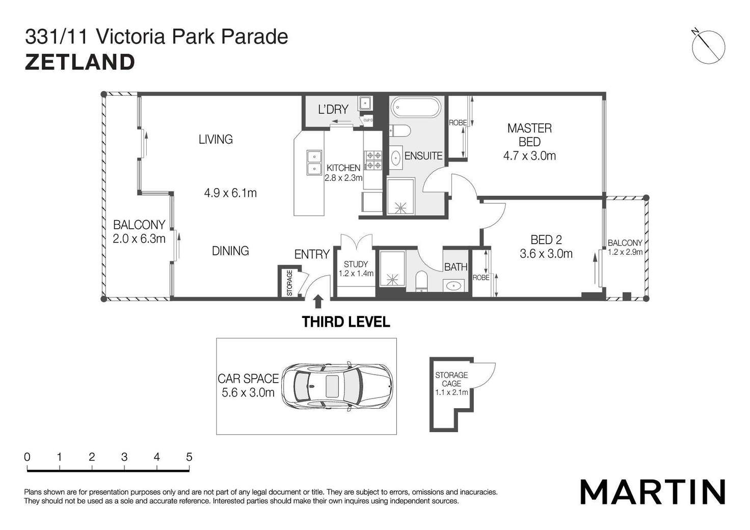 Floorplan of Homely apartment listing, 331/11 Victoria Park Parade, Zetland NSW 2017