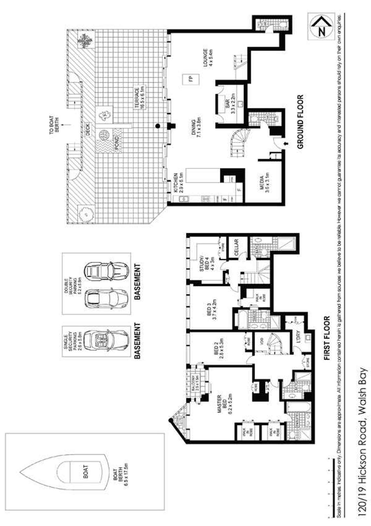 Floorplan of Homely apartment listing, 120/19 Hickson Road, Dawes Point NSW 2000