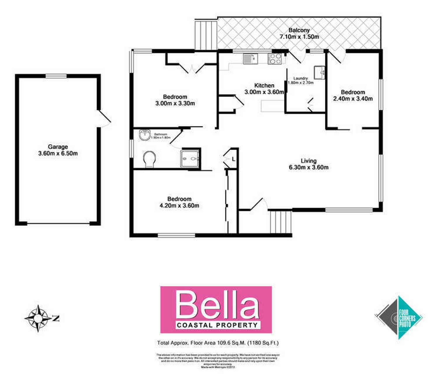 Floorplan of Homely house listing, 3 Oak Avenue, Lake Tabourie NSW 2539