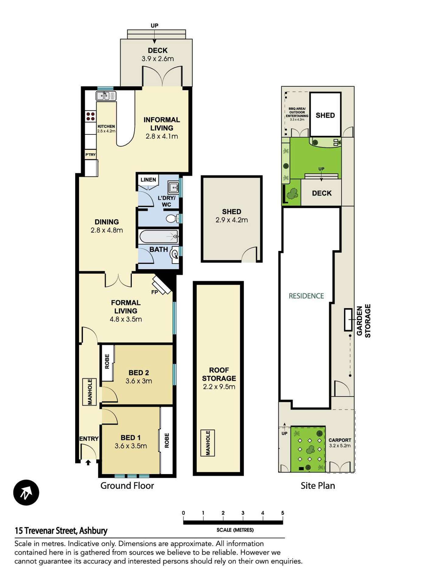 Floorplan of Homely house listing, 15 Trevenar Street, Ashbury NSW 2193