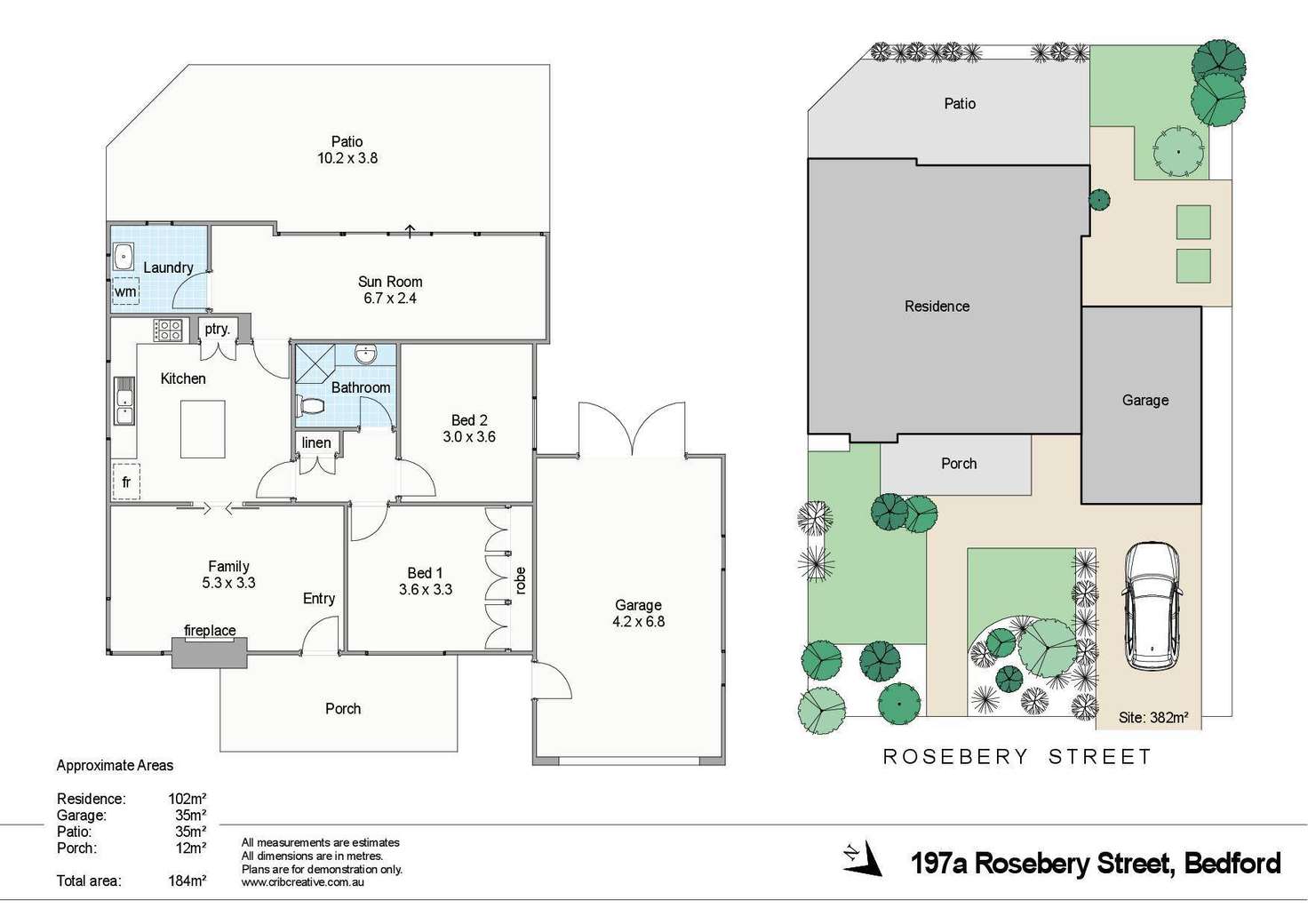 Floorplan of Homely house listing, 197A Rosebery Street, Bedford WA 6052