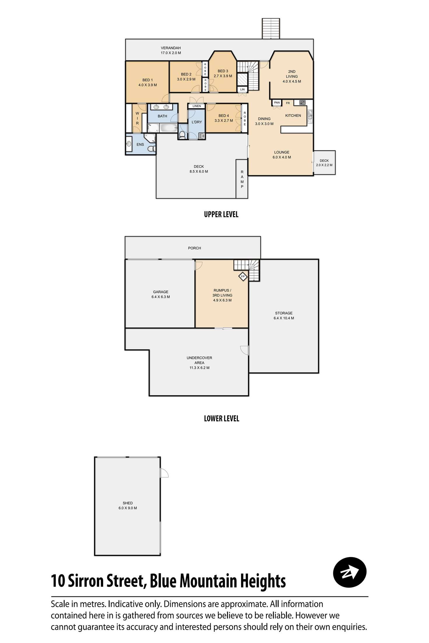 Floorplan of Homely house listing, 10 Sirron Street, Blue Mountain Heights QLD 4350