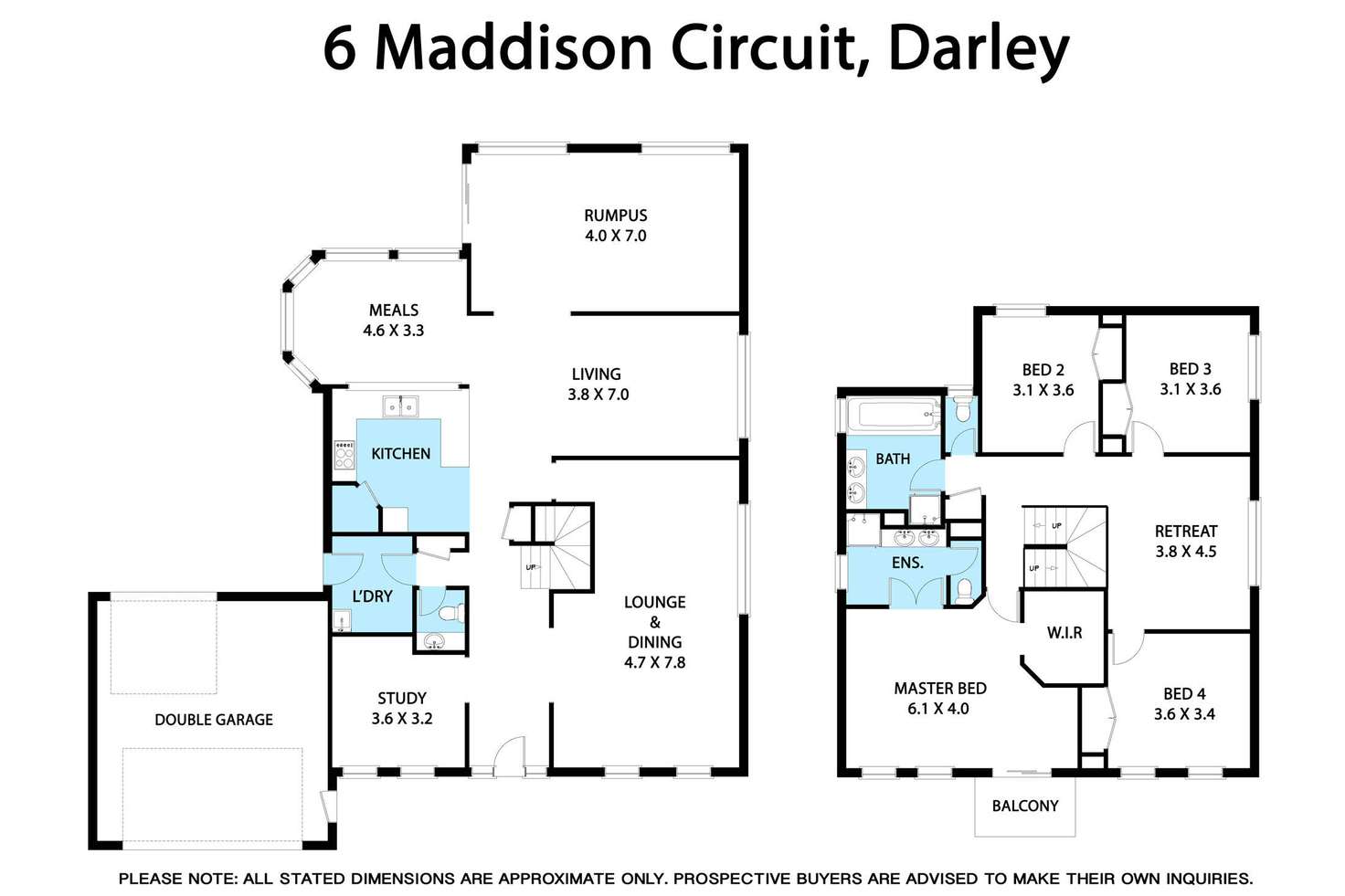 Floorplan of Homely house listing, 6 Maddison Circuit, Bacchus Marsh VIC 3340