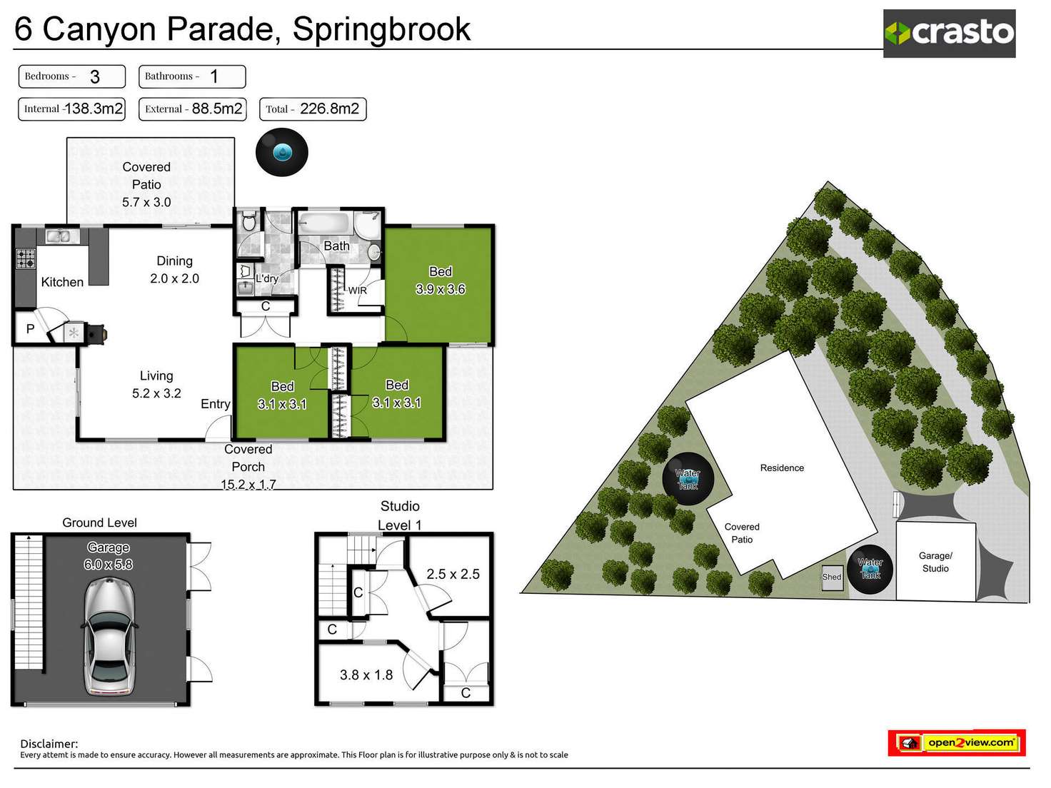 Floorplan of Homely house listing, 6 Canyon Parade, Springbrook QLD 4213