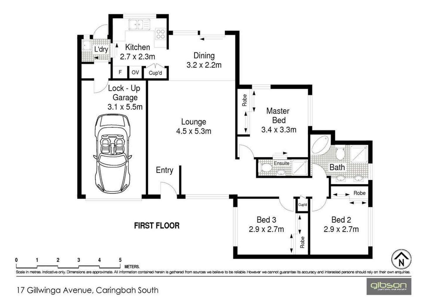 Floorplan of Homely villa listing, 1/7 Gillwinga Avenue, Caringbah NSW 2229