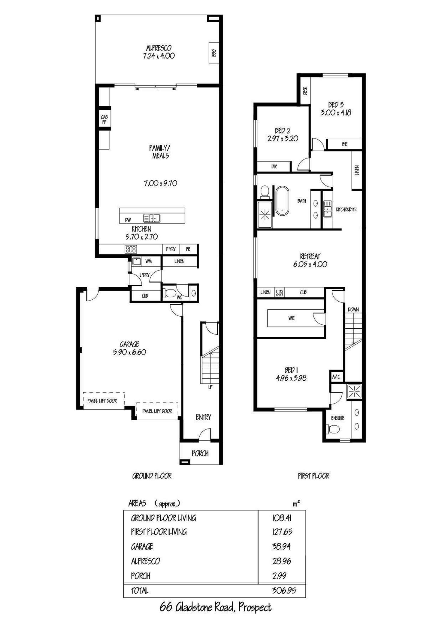 Floorplan of Homely house listing, 66A Gladstone Road, Prospect SA 5082