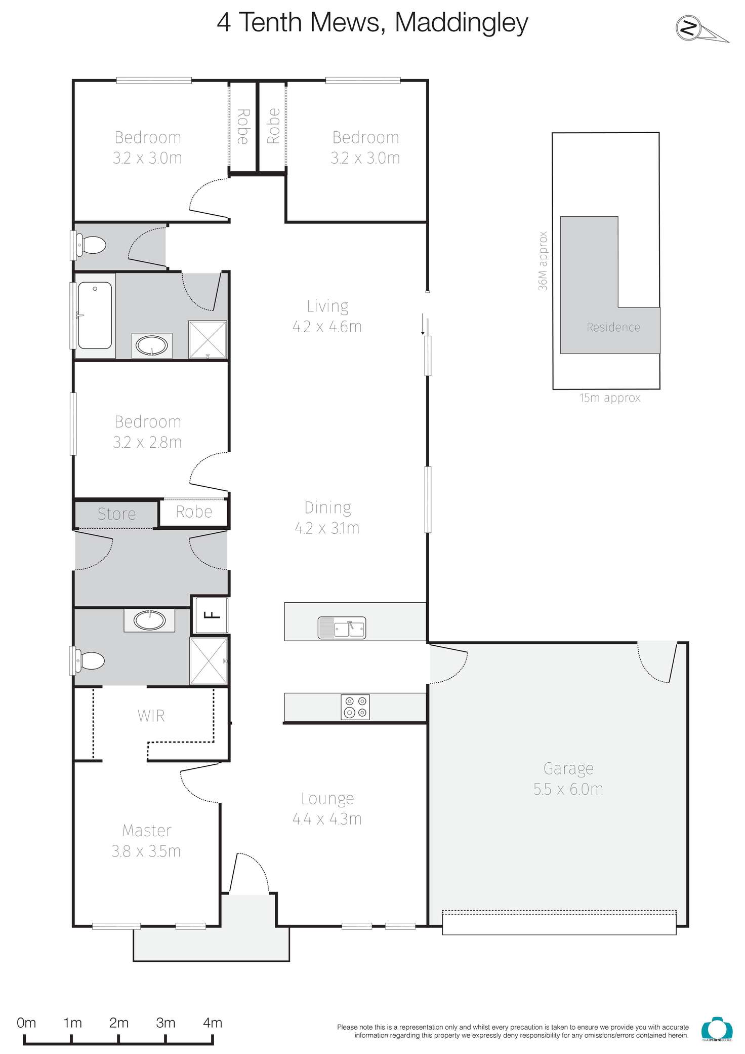 Floorplan of Homely house listing, 4 Tenth Mews, Bacchus Marsh VIC 3340