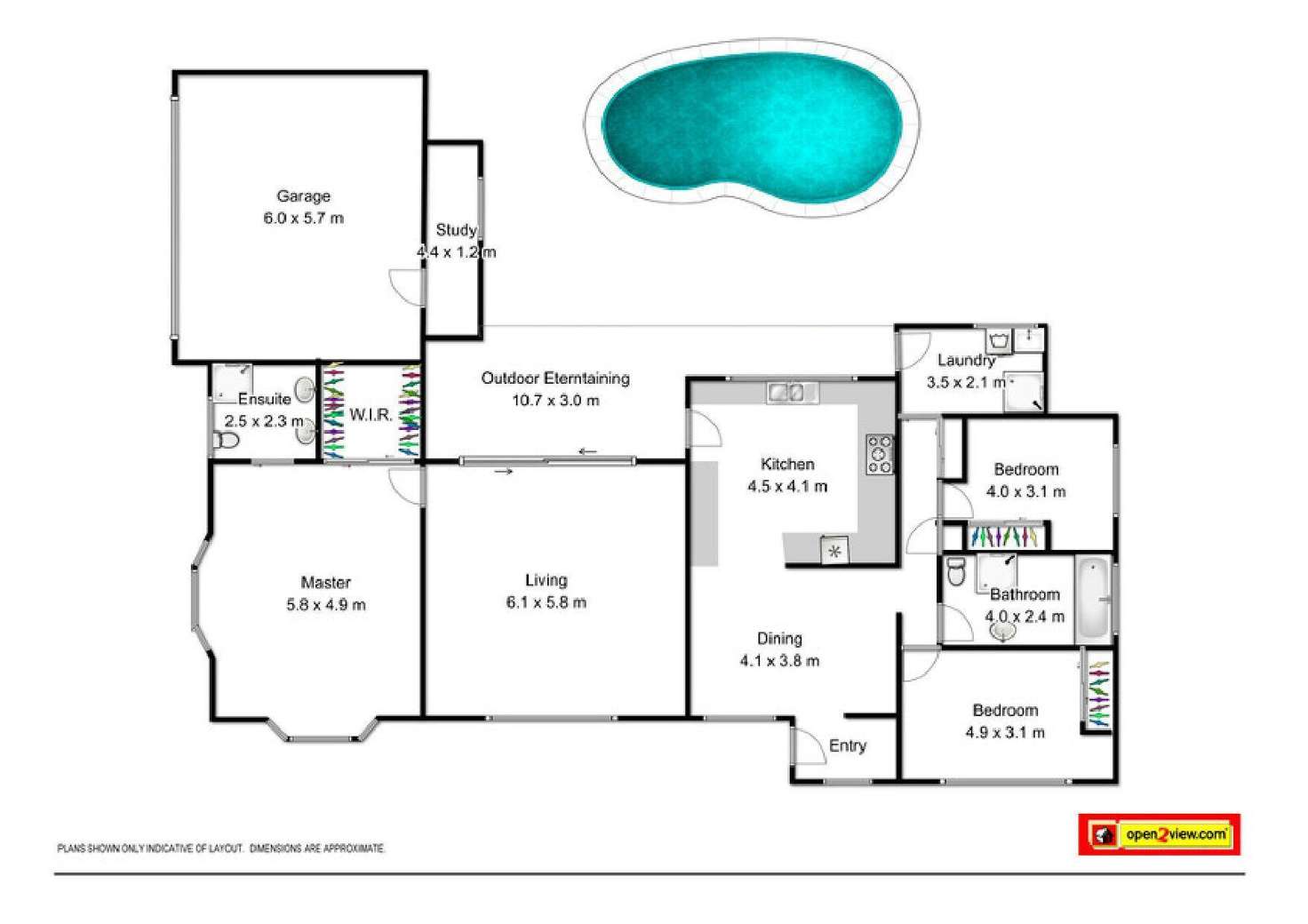 Floorplan of Homely house listing, 93C Austinville Road, Austinville QLD 4213