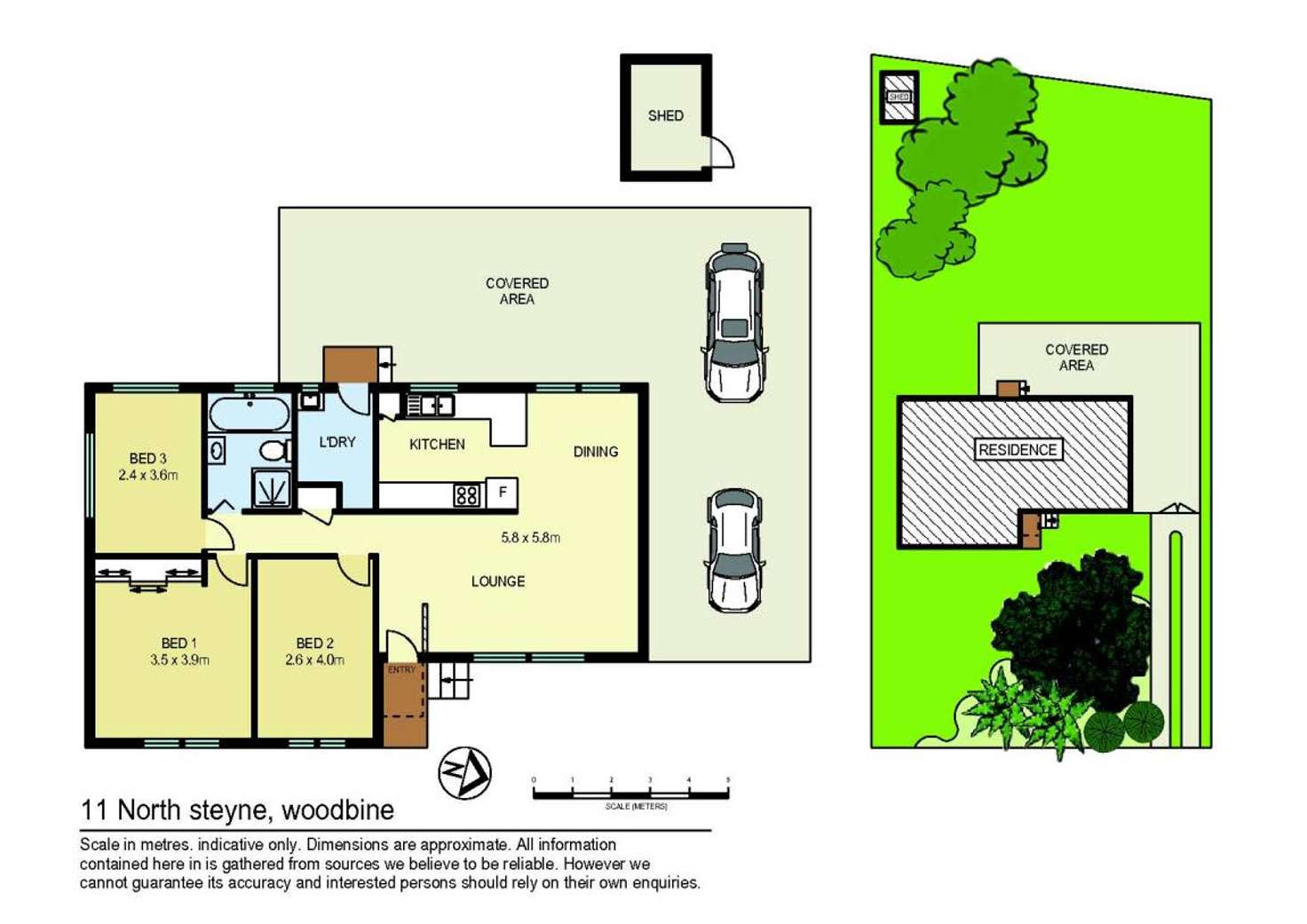 Floorplan of Homely house listing, 11 North Steyne Road, Woodbine NSW 2560