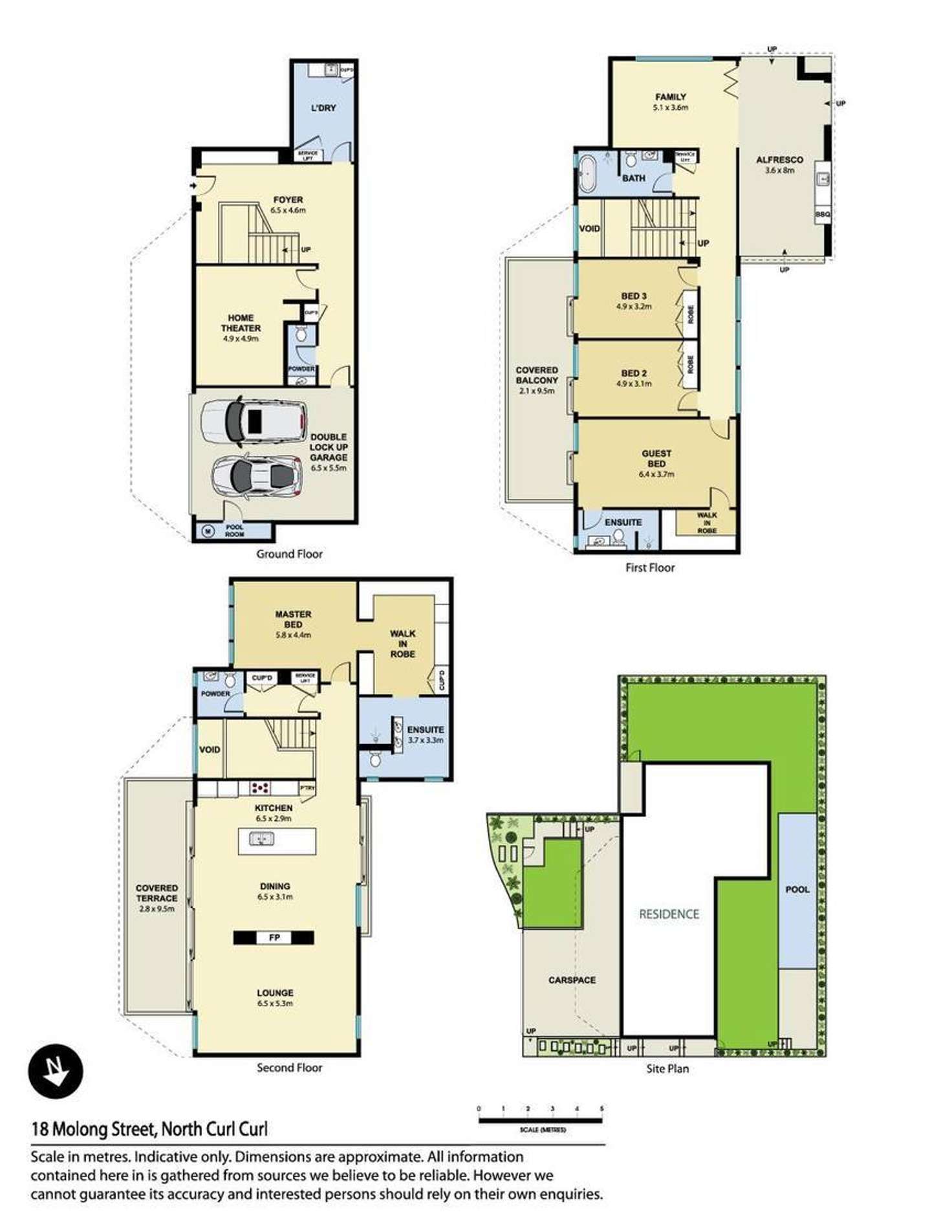 Floorplan of Homely house listing, 18 Molong Street, North Curl Curl NSW 2099