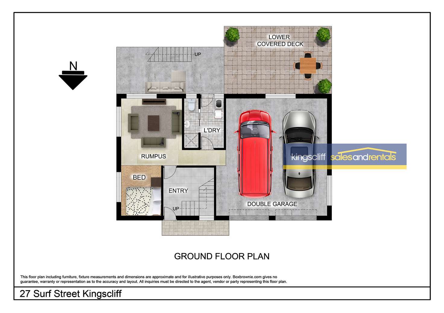Floorplan of Homely house listing, 27 Surf Street, Kingscliff NSW 2487