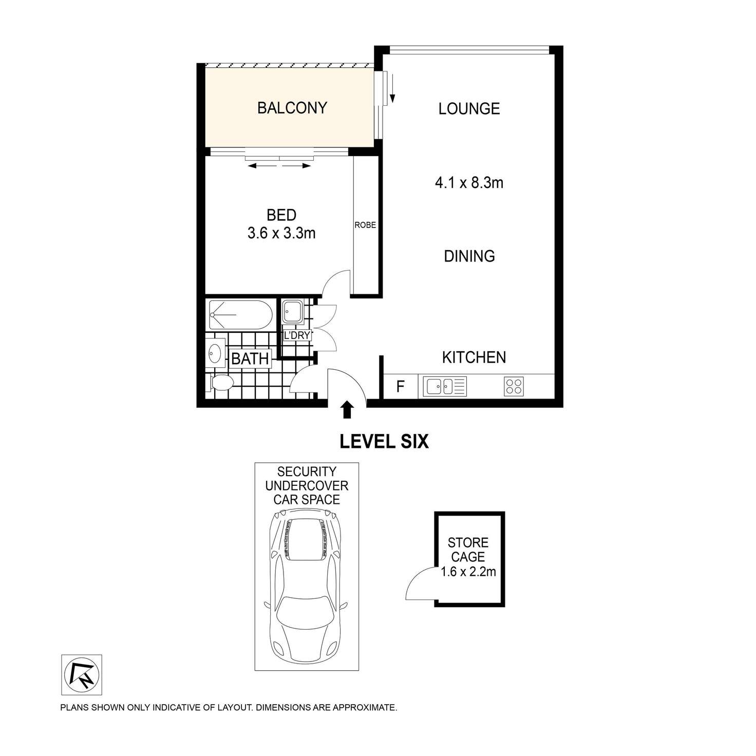 Floorplan of Homely apartment listing, 109/2A Brown Street, Ashfield NSW 2131