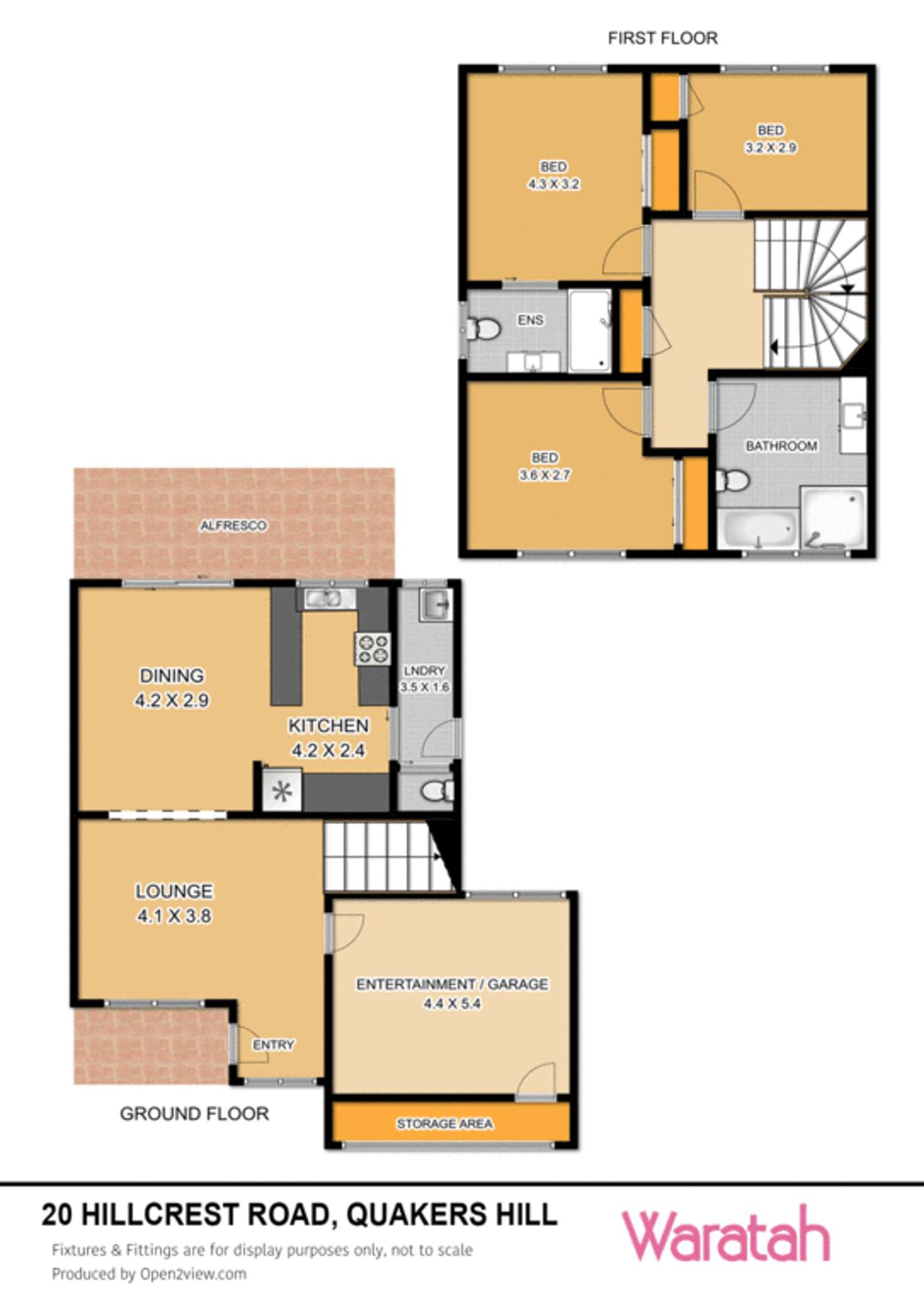 Floorplan of Homely house listing, 20 Hillcrest Road, Quakers Hill NSW 2763