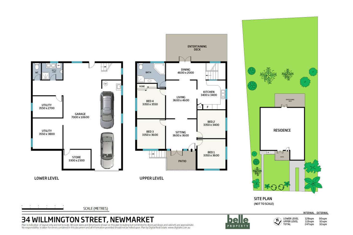 Floorplan of Homely house listing, 34 Willmington Street, Newmarket QLD 4051