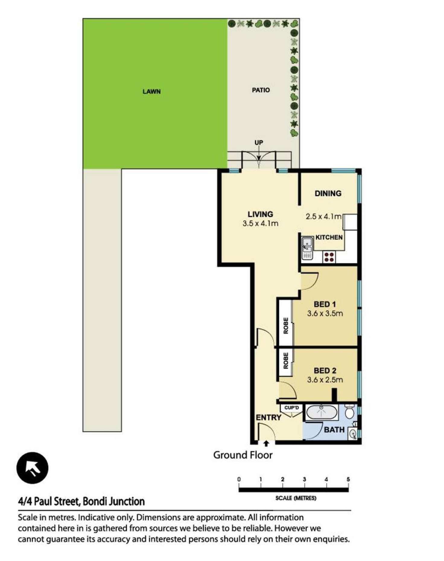 Floorplan of Homely apartment listing, 4/4 Paul Street, Bondi Junction NSW 2022