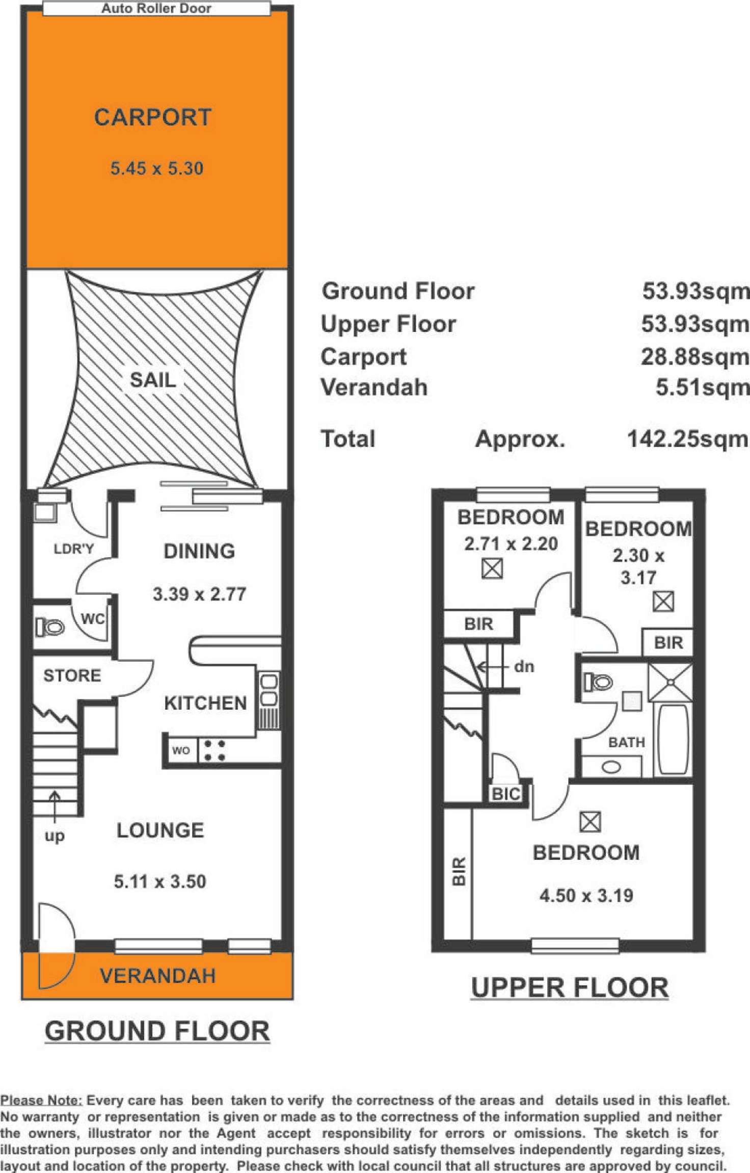 Floorplan of Homely townhouse listing, 10/35 Tim Hunt Way, Peterhead SA 5016