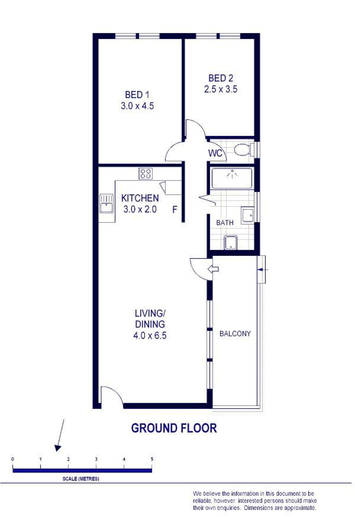 Floorplan of Homely apartment listing, 9 Burke Road, Cronulla NSW 2230