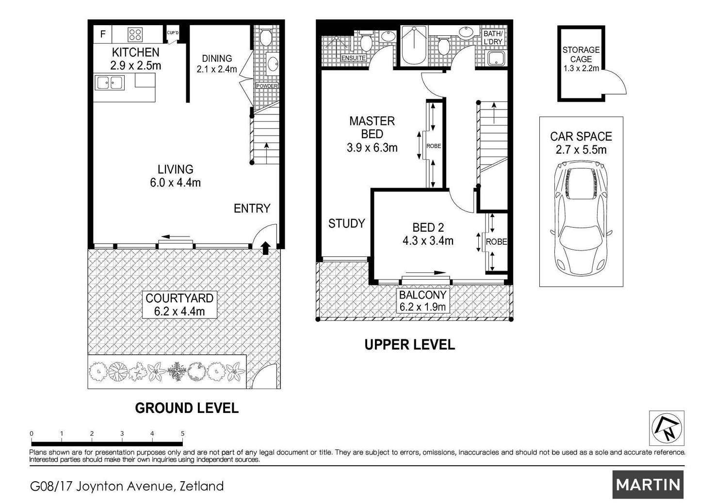 Floorplan of Homely apartment listing, G08/17 Joynton Avenue, Zetland NSW 2017