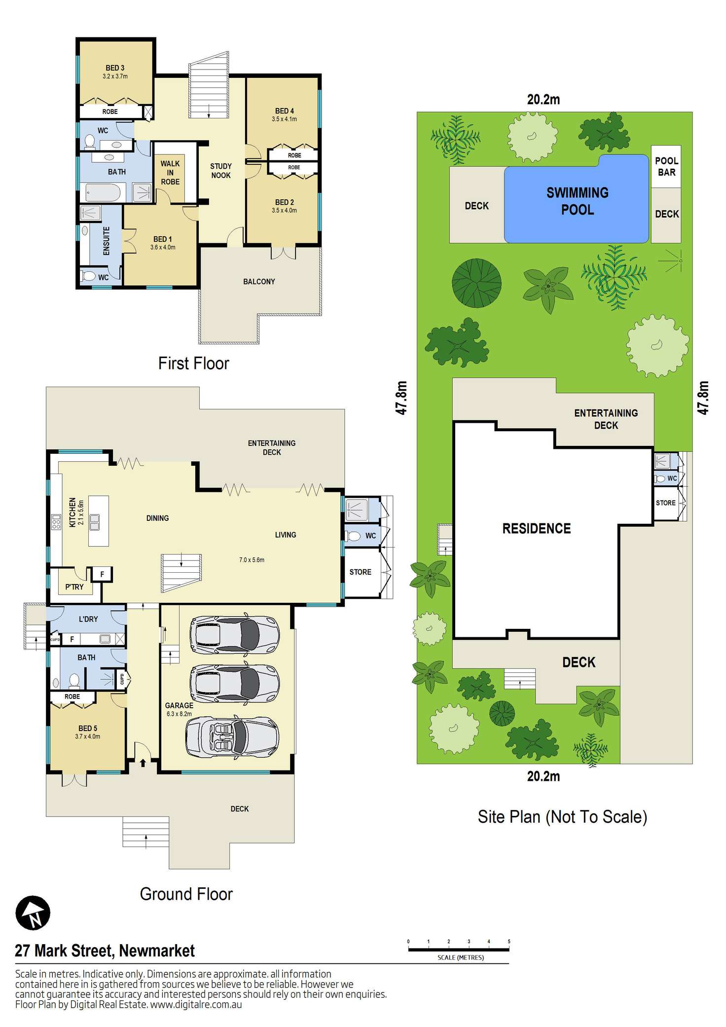 Floorplan of Homely house listing, 27 Mark Street, Newmarket QLD 4051
