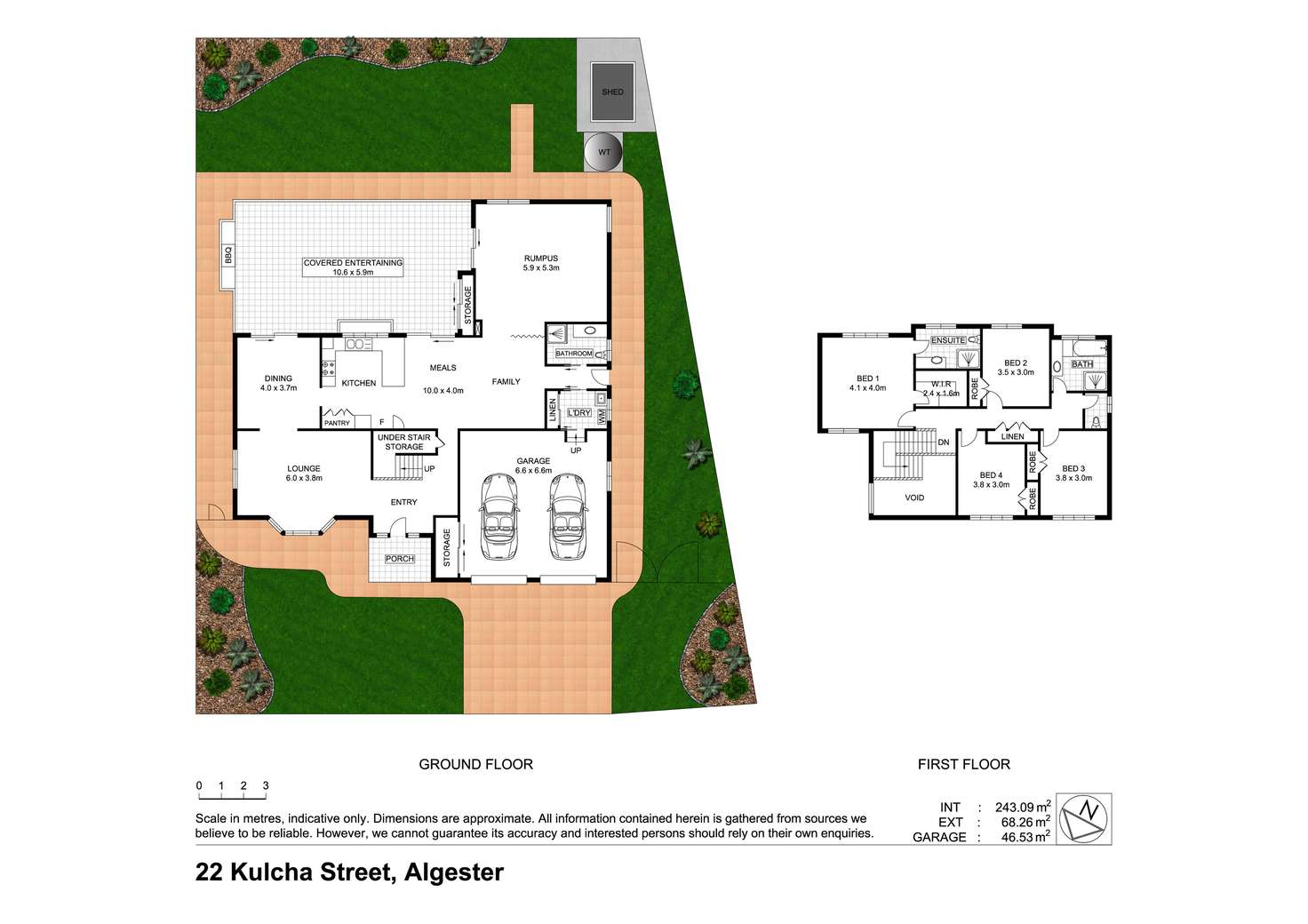 Floorplan of Homely house listing, 22 Kulcha Street, Algester QLD 4115