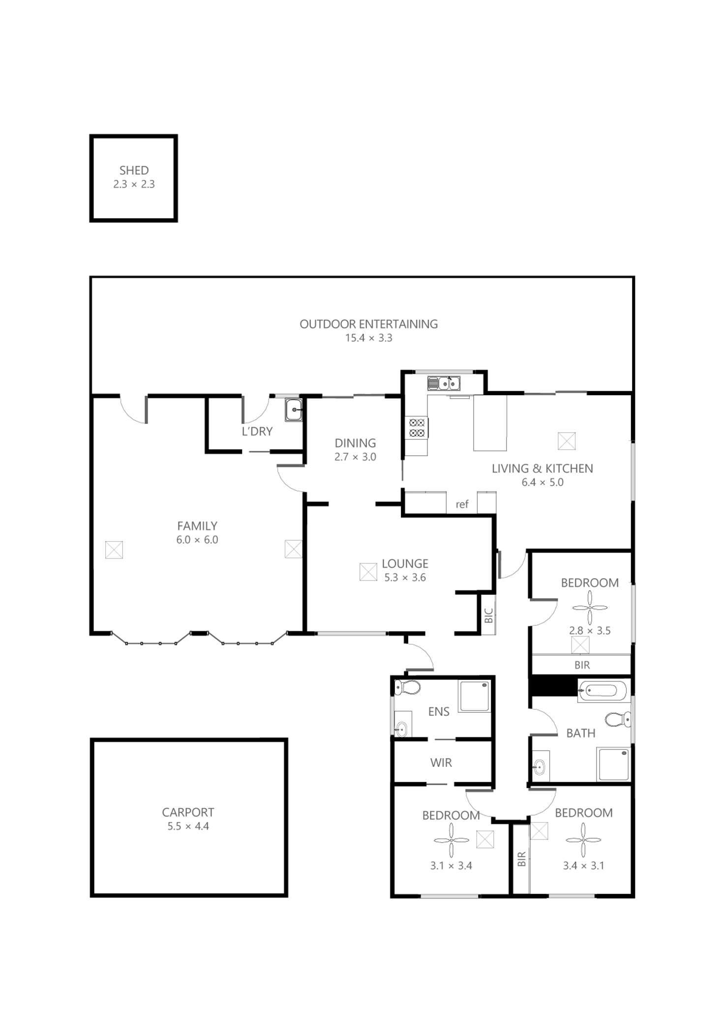 Floorplan of Homely house listing, 11 McKenzie Street, Coromandel Valley SA 5051