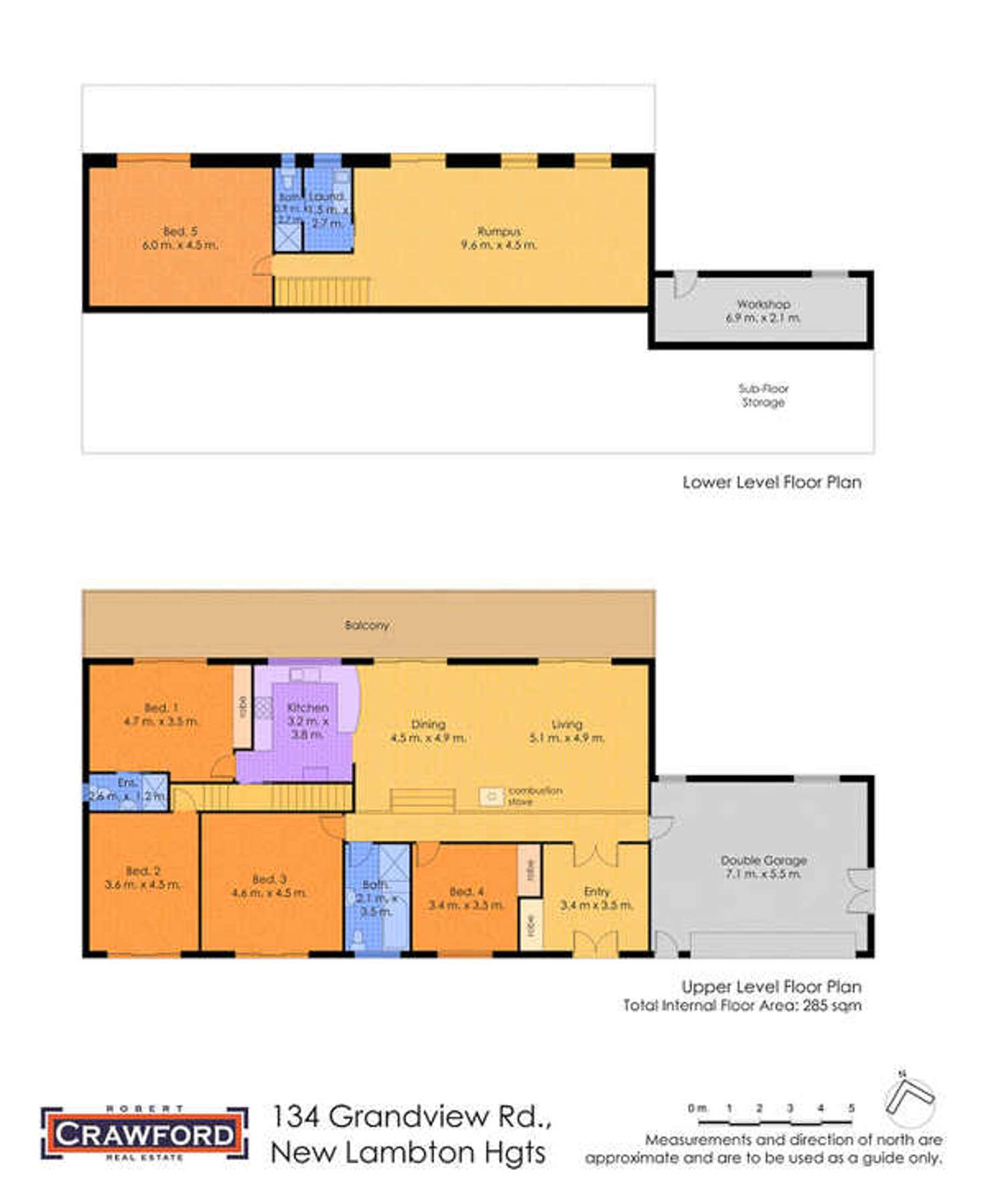 Floorplan of Homely house listing, 134 Grandview Road, New Lambton Heights NSW 2305