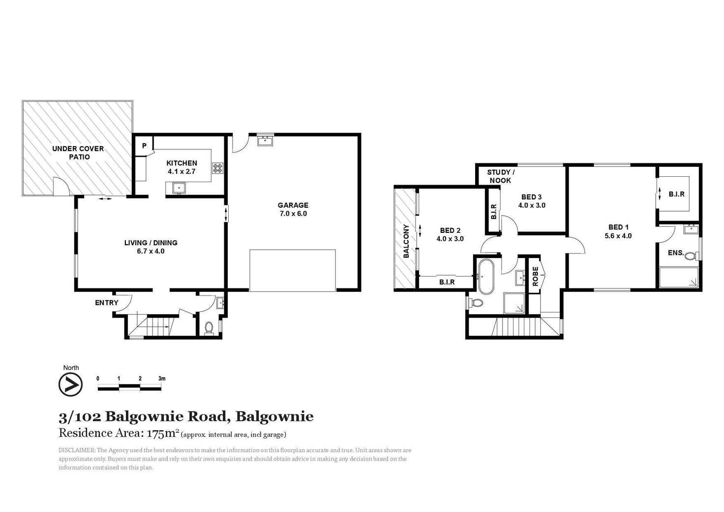 Floorplan of Homely townhouse listing, 3/102 Balgownie Road, Balgownie NSW 2519