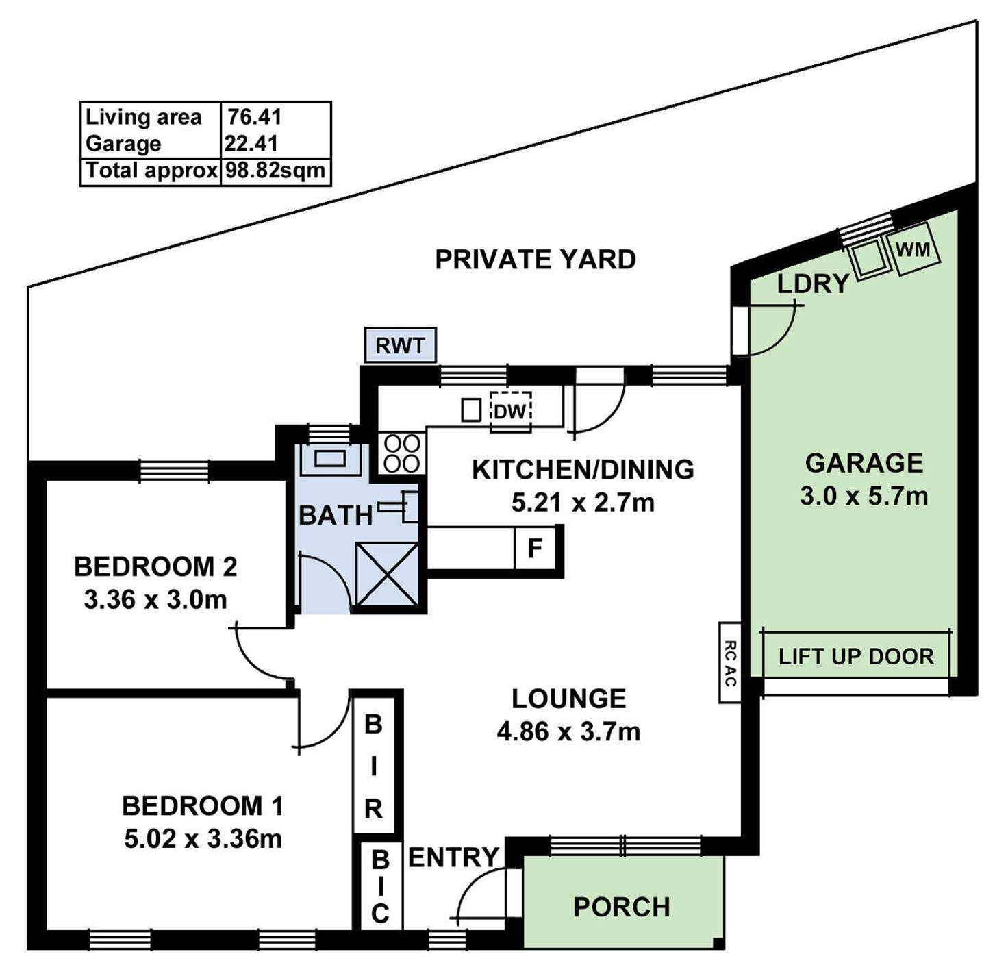 Floorplan of Homely unit listing, 4/38 Beach Road, Brighton SA 5048
