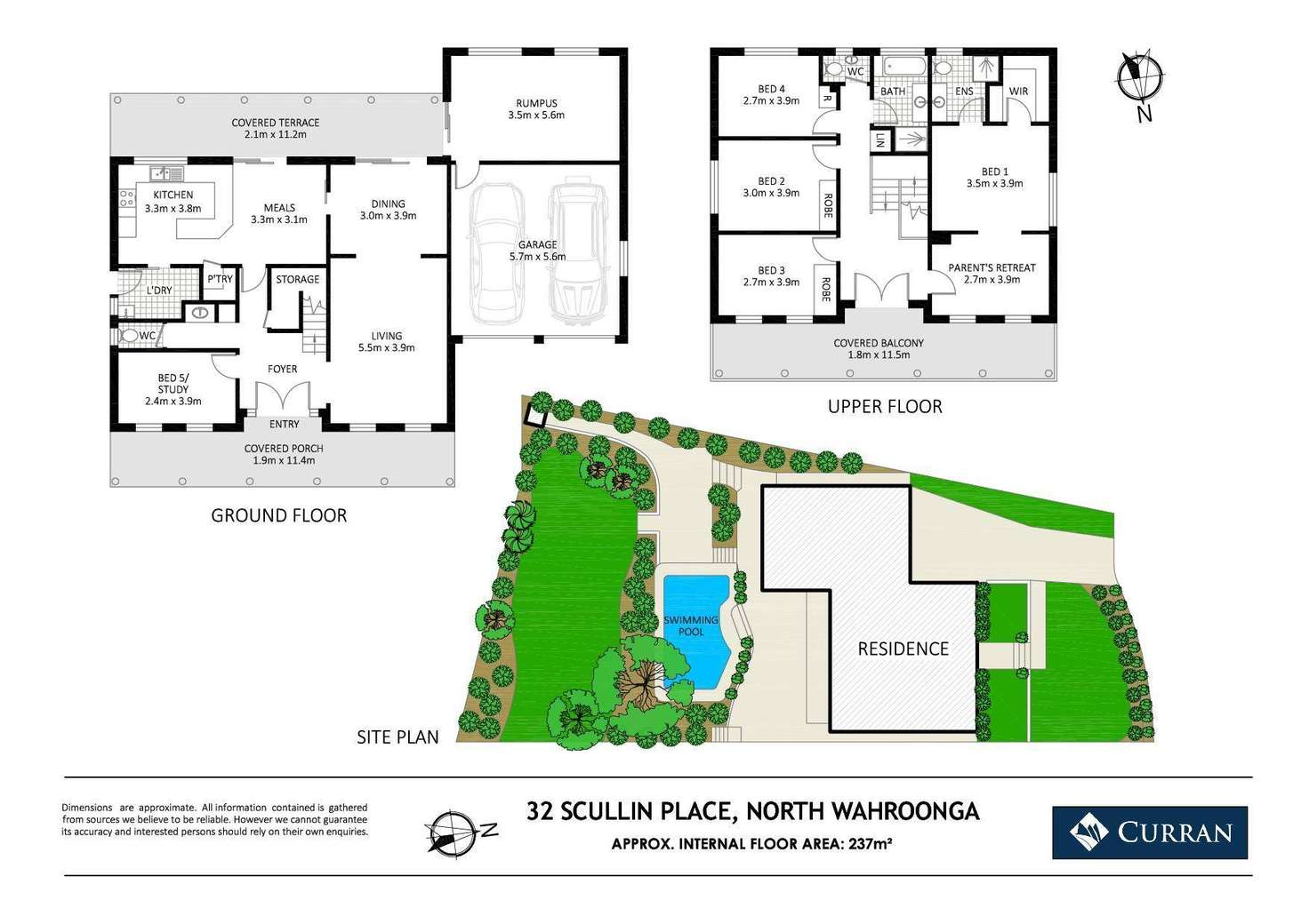 Floorplan of Homely house listing, 32 Scullin Place, Wahroonga NSW 2076