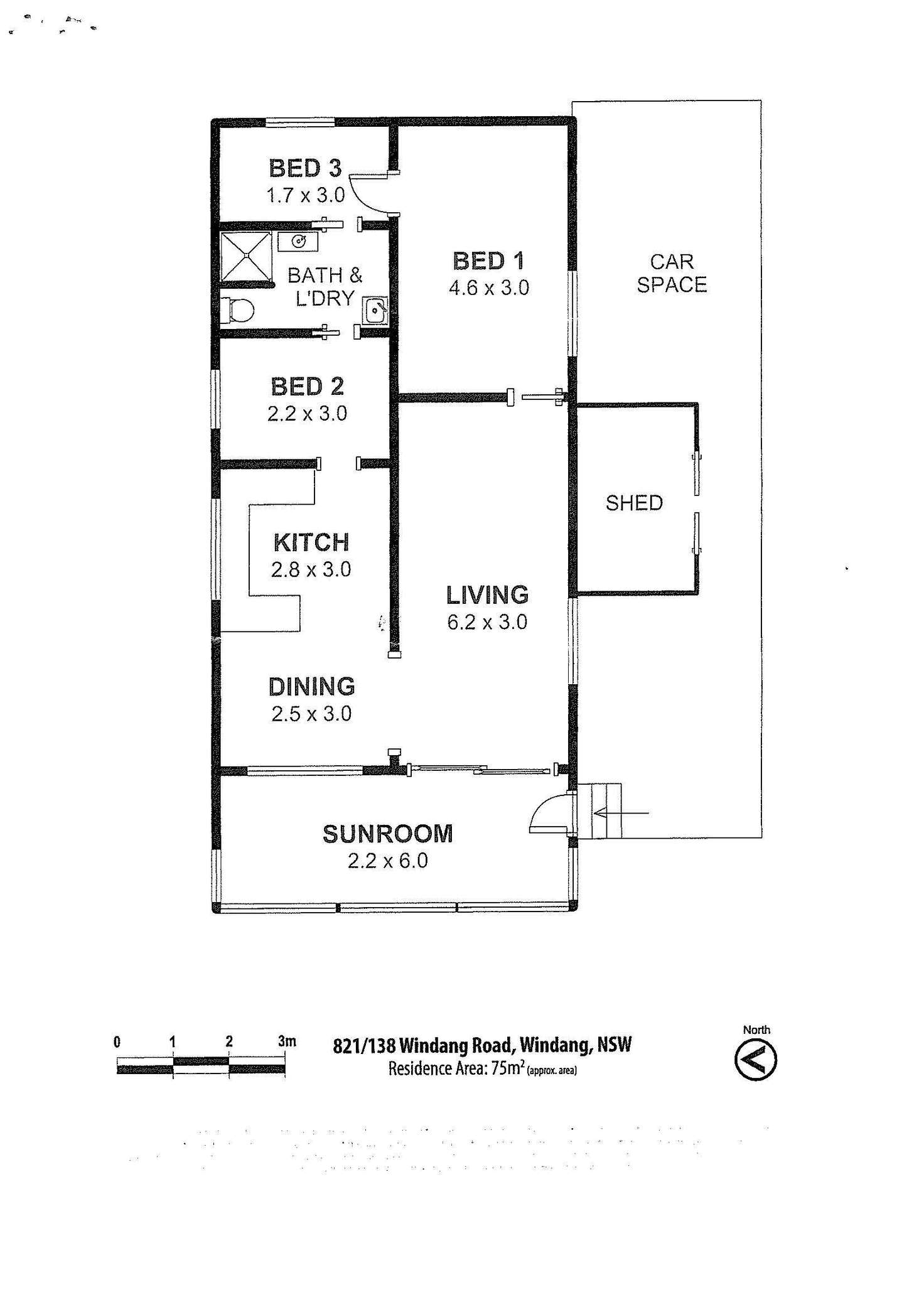 Floorplan of Homely unit listing, 821/138 Windang Road, Windang NSW 2528