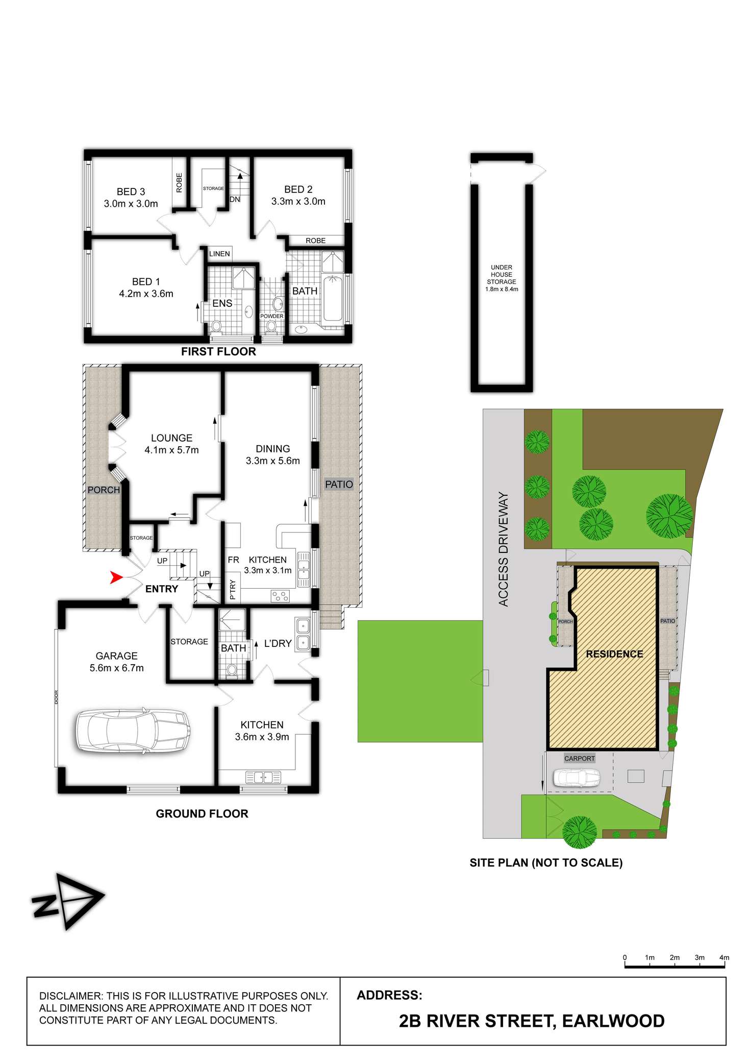 Floorplan of Homely house listing, 2B River Street, Earlwood NSW 2206