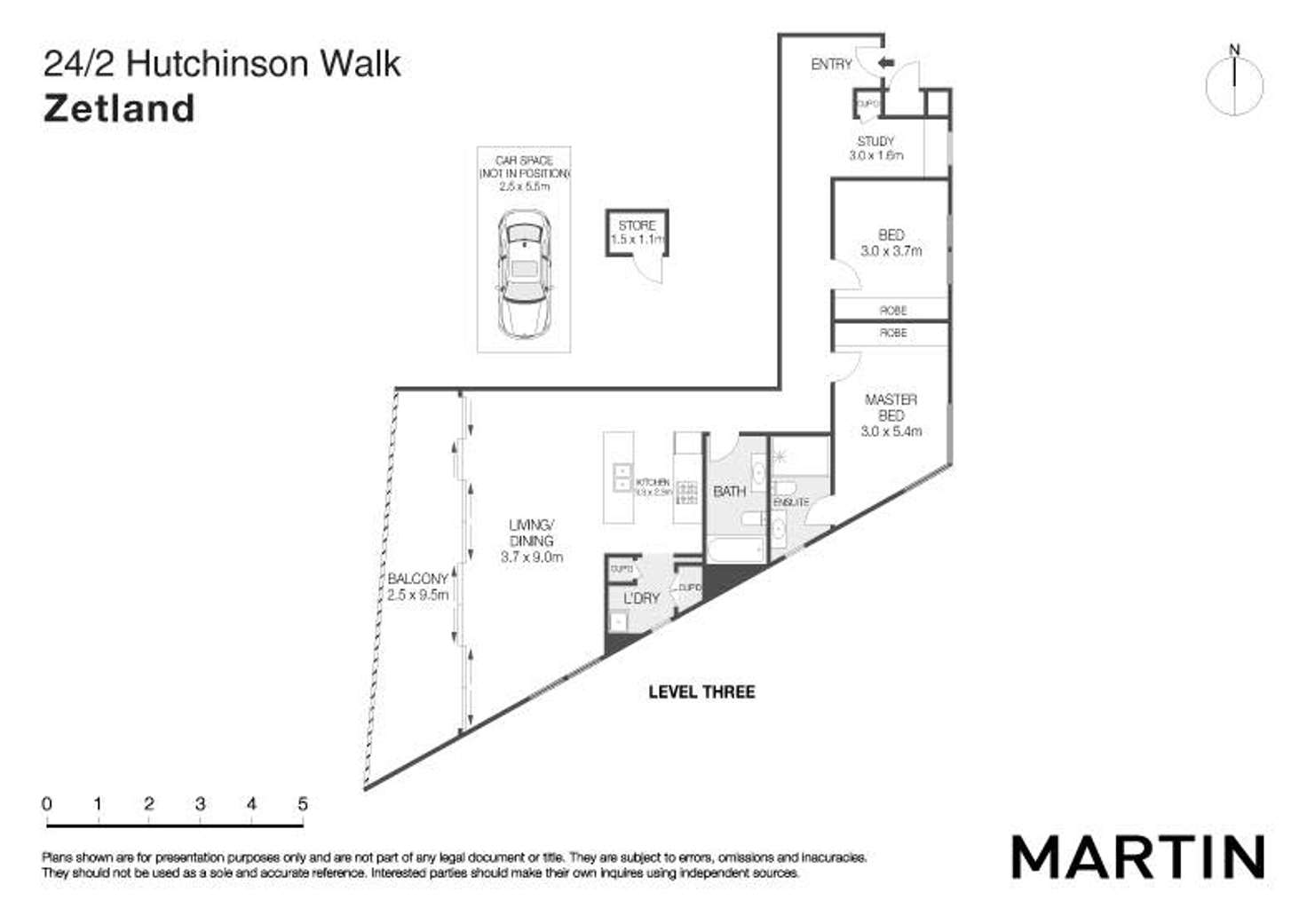 Floorplan of Homely apartment listing, 24/2 Hutchinson Walk, Zetland NSW 2017