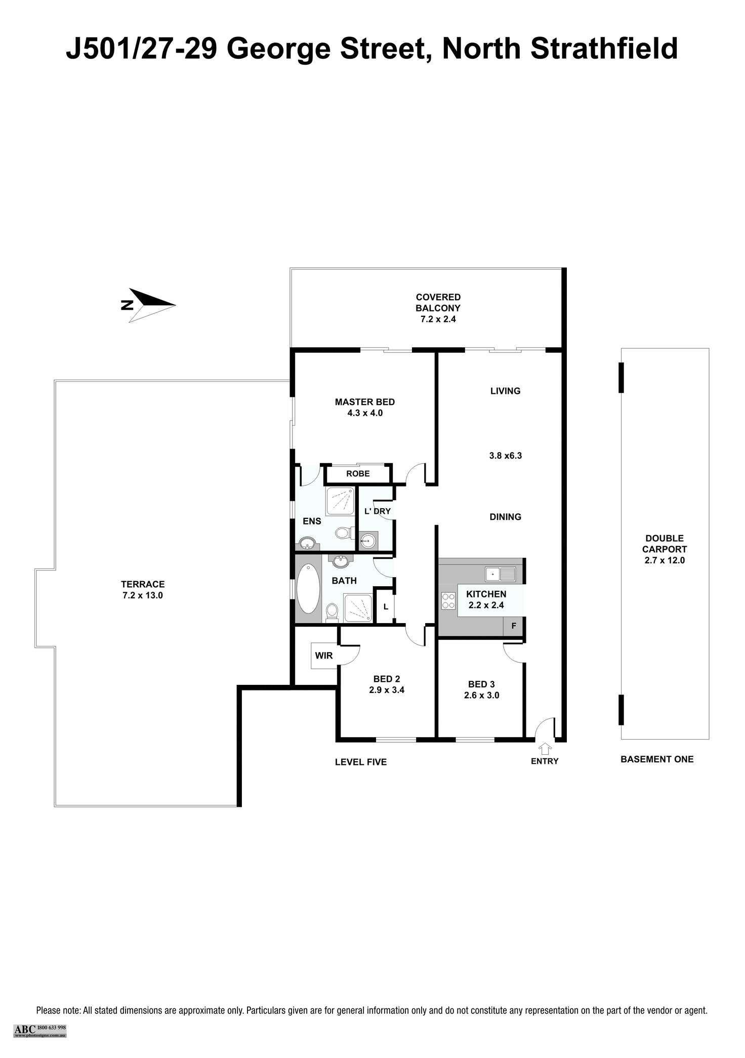 Floorplan of Homely apartment listing, J501/27-29 George Street, North Strathfield NSW 2137