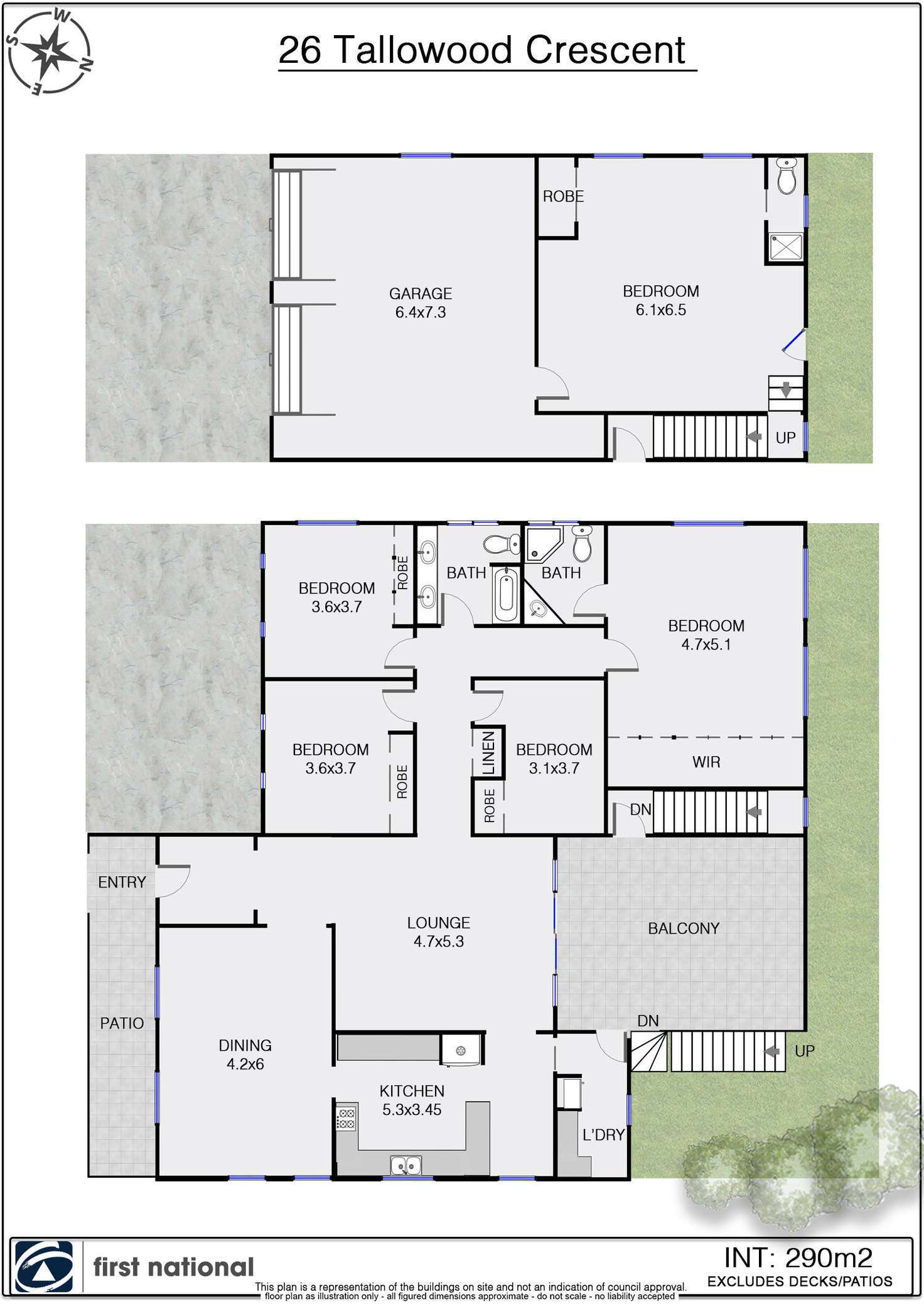 Floorplan of Homely house listing, 26 Tallowood Crescent, Byron Bay NSW 2481