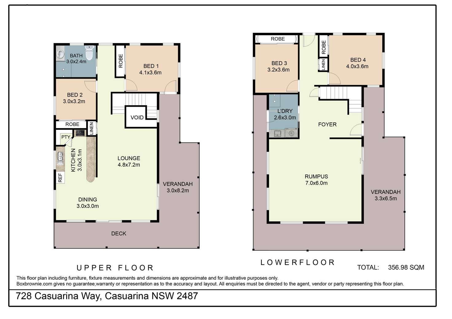 Floorplan of Homely house listing, 728 Casuarina Way, Casuarina NSW 2487